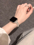 Lace Cut-Out Metal Watch Band [SKVGYHO0]