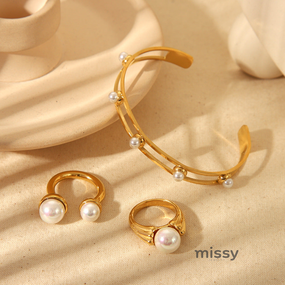 Lacie Gold Plated Ring Collection [NH4STUQ2]