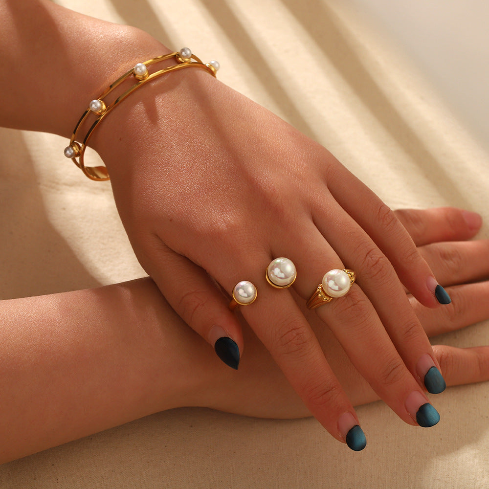 Lacie Gold Plated Ring Collection [NH4STUQ2]