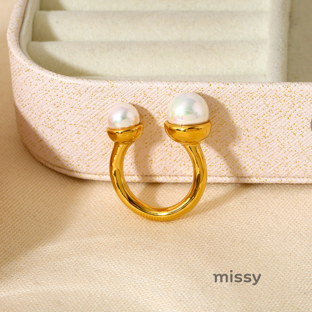 Lacie Gold Plated Ring Collection [666A17J0]