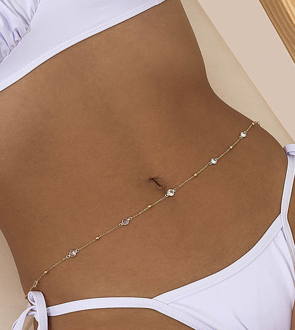Lanora Crystal Body Chain