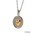 Lara Gold Heart Pendant Necklace [XAL74HEX]