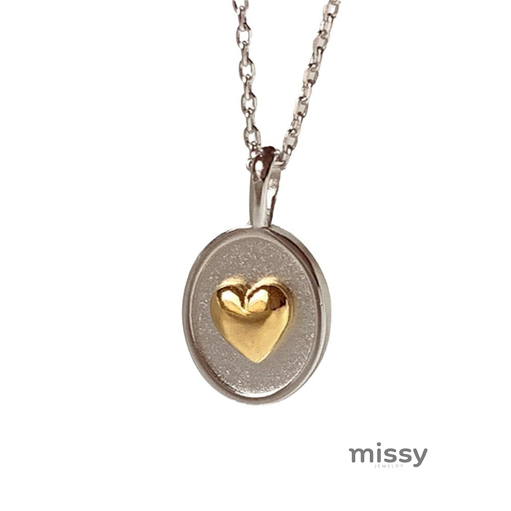 Lara Gold Heart Pendant Necklace [XAL74HEX]