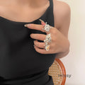 Lawson Stacked Shell Starfish Ring [Y27ILFDN]