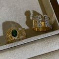 Layan Filigree Gemstone Ring [AD37C0AO]