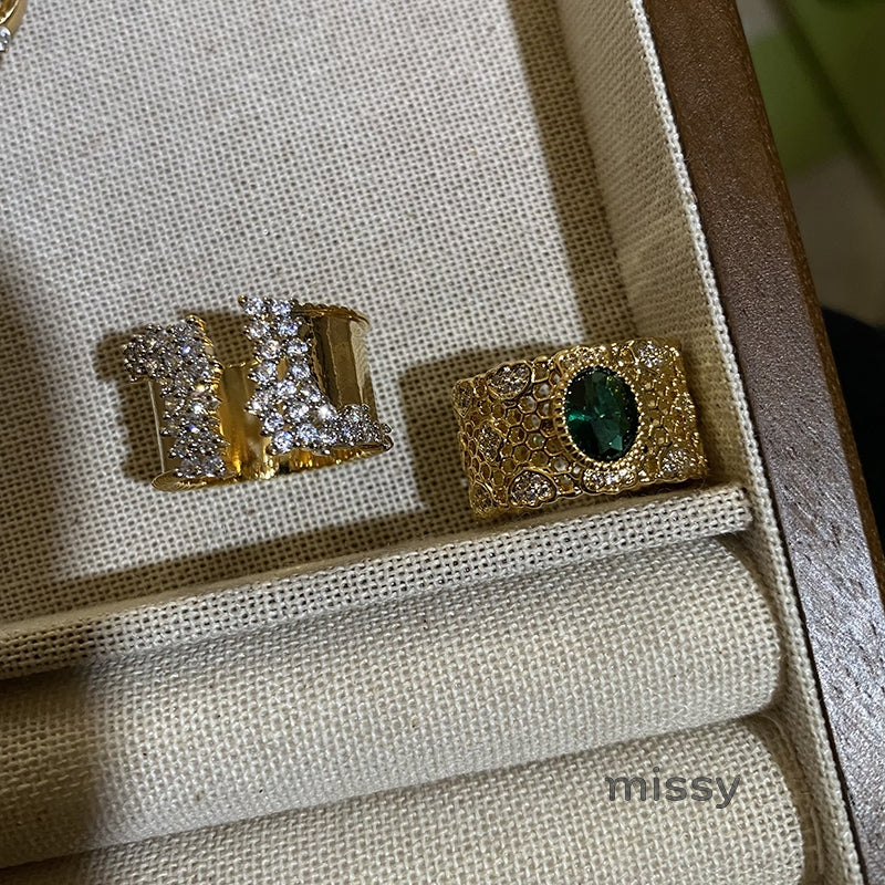 Layan Filigree Gemstone Ring [CFRR2DIY]