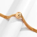 Layered Bead Chain Necklace [1GVBBW83]