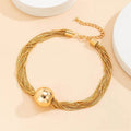 Layered Bead Chain Necklace [3LLQWT1M]
