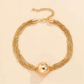 Layered Bead Chain Necklace [PPSULDUD]