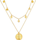 Layered Celestial Pendant Necklace [ERUW4M90]