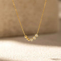 Layered Heart Pendant Necklace [9ANN88WB]