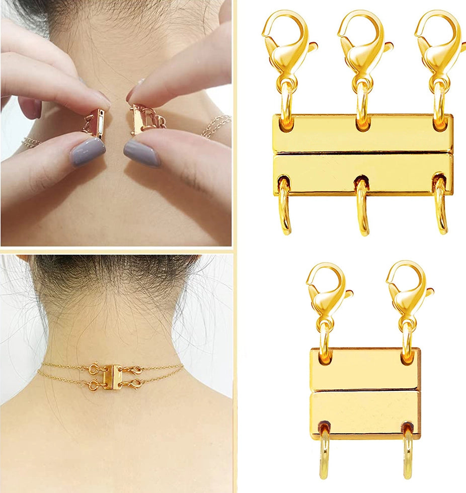Layered Magnetic Necklace Clasp [XLWXJ9W1]