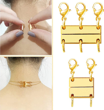 Layered Magnetic Necklace Clasp [XLWXJ9W1]