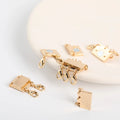Layered Magnetic Necklace Clasp [YCOZ229K]