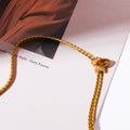 Layered Marquise Zircon Snake Chain Necklace [AJOEILSS]