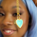 Layered Star and Heart Pendant Necklace [4V8CPKMS]
