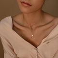 Layered Star Pendant Necklace [EKCPNISW]