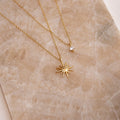 Layered Star Pendant Necklace [ZD49PLZF]