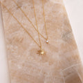 Layered Star Pendant Necklace [3P357B9C]