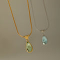 Layered Water Drop Pendant Necklace [X0S8Y0F5]