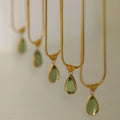 Layered Water Drop Pendant Necklace [VZPRSBVW]