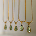 Layered Water Drop Pendant Necklace [RDHKTRYW]