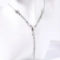 Layered Zircon Pendant Necklace [IVC6GH28]