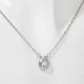 Layered Zircon Pendant Necklace [0FK020J3]