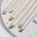 Layered Zircon Pendant Necklace [DLIWRS4E]