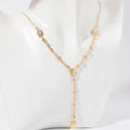 Layered Zircon Pendant Necklace [GM58D15C]