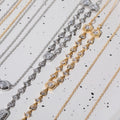 Layered Zircon Pendant Necklace [MYKAGN99]