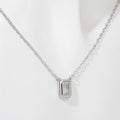 Layered Zircon Pendant Necklace [NKVHYK97]