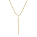 Layered Zircon Pendant Necklace [OEM7SCET]