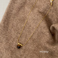 Layla Layered Tiger Eye Necklace [PH1GZYAM]