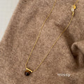 Layla Layered Tiger Eye Necklace [JZ6FPGAU]