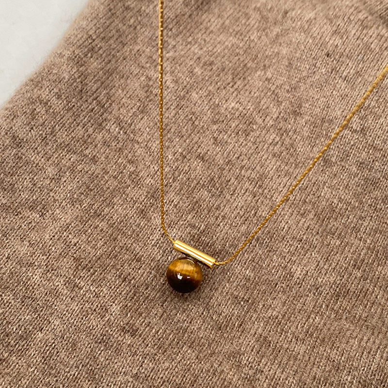 Layla Layered Tiger Eye Necklace [HQJH1OHF]