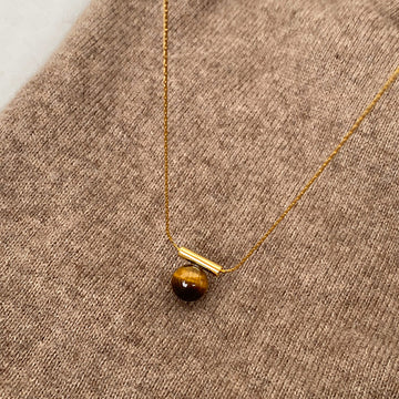 Layla Layered Tiger Eye Necklace [HQJH1OHF]
