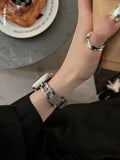 Leather Apple Watch Strap with Butterfly Buckle [QQ7RQ11W]
