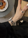 Leather Apple Watch Strap with Butterfly Buckle [UTOJ4LD6]