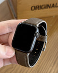 Leather Lychee Pattern Watch Strap [AABAOTXQ]