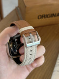 Leather Lychee Pattern Watch Strap [J2TED2SH]