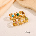 Leeba Layered Stone Open Ring [ZKPDYL27]