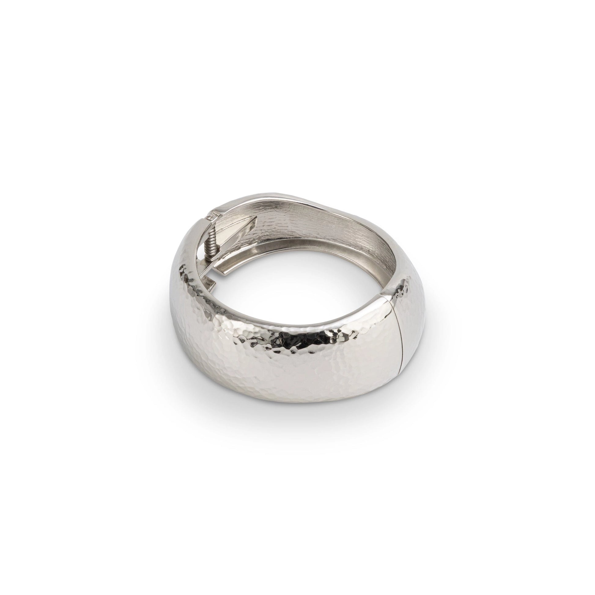 Missy Jewelry Leiana Hammered Silver Bangle