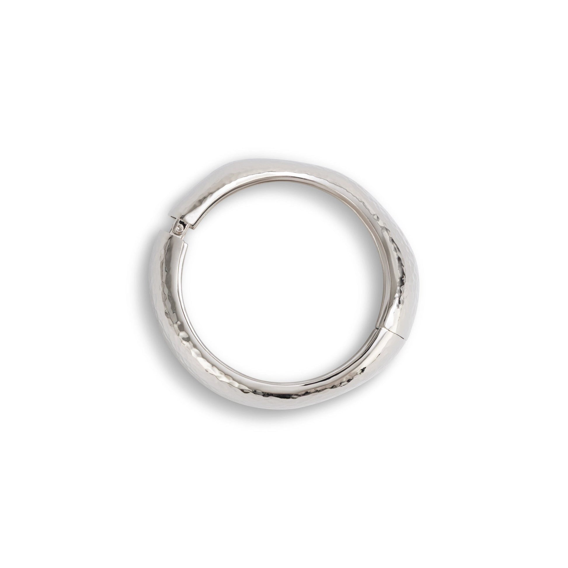Missy Jewelry Leiana Hammered Silver Bangle