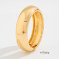 Leidy Glossy Resin Cuff [TTN535IZ]