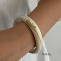 Leidy Glossy Resin Cuff [JAQNITEY]