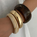 Leidy Glossy Resin Cuff [SEG2YIXV]