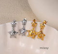 Leilah Celestial Stud Earrings [ML9BF7WS]