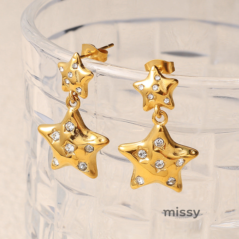 Leilah Celestial Stud Earrings [IJFS3JI2]