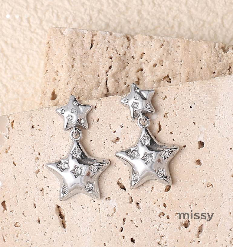 Leilah Celestial Stud Earrings [O9LIBMI2]